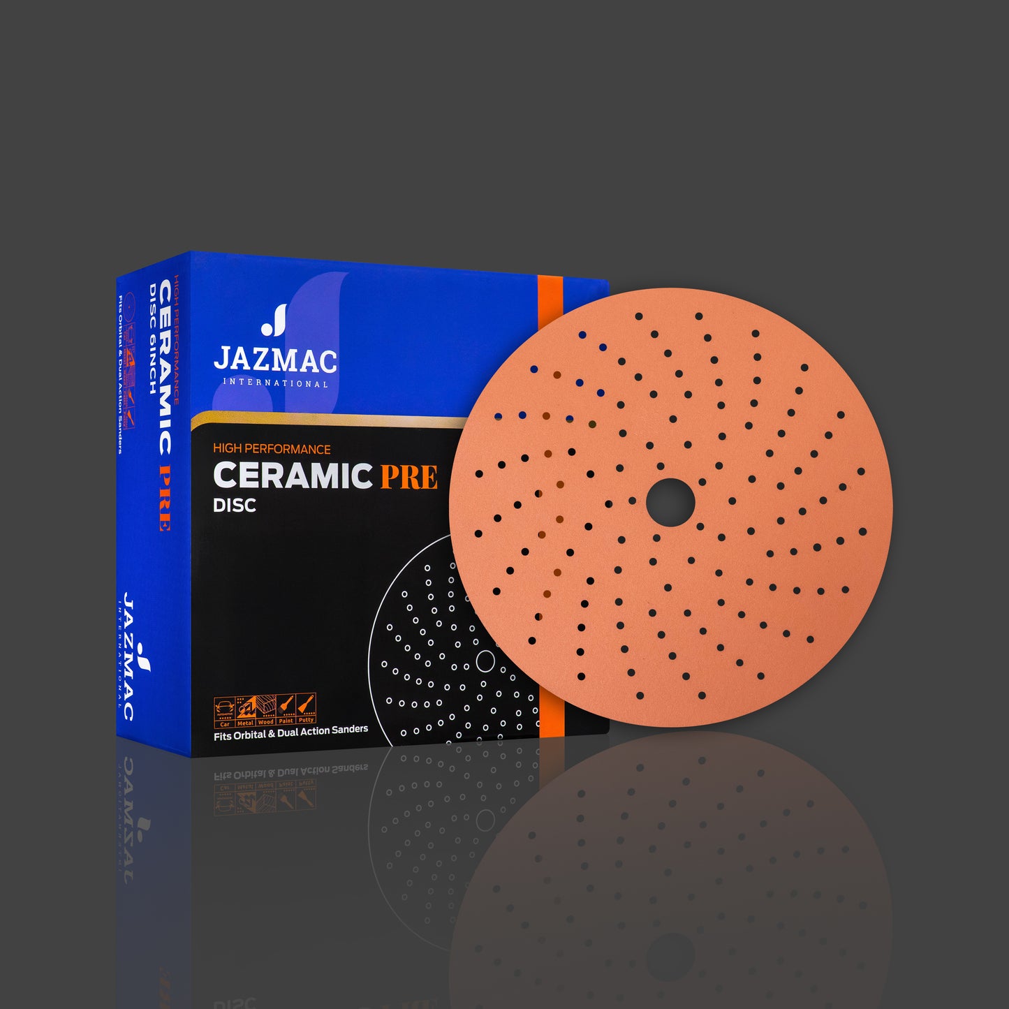 Jazmac - Orange Ceramic 150mm Premium 50pcs