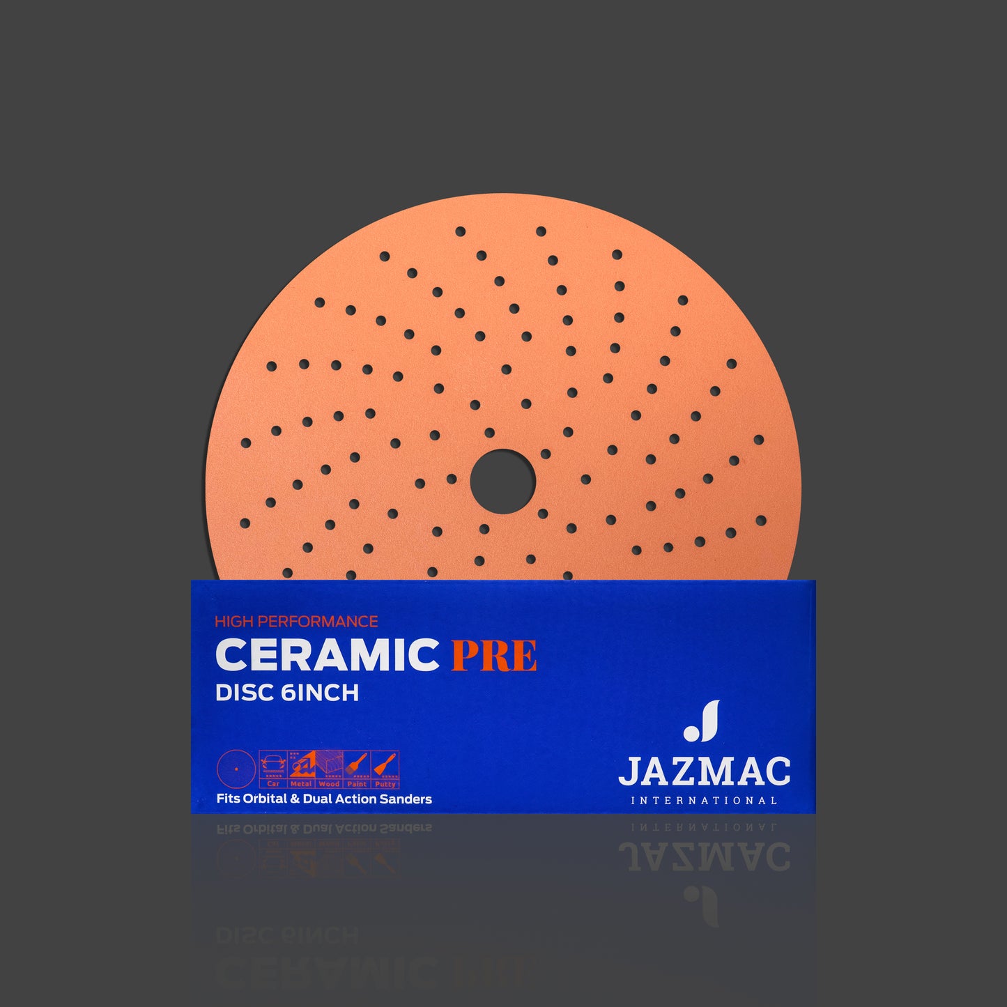 Jazmac - Orange Ceramic 150mm Premium 50pcs
